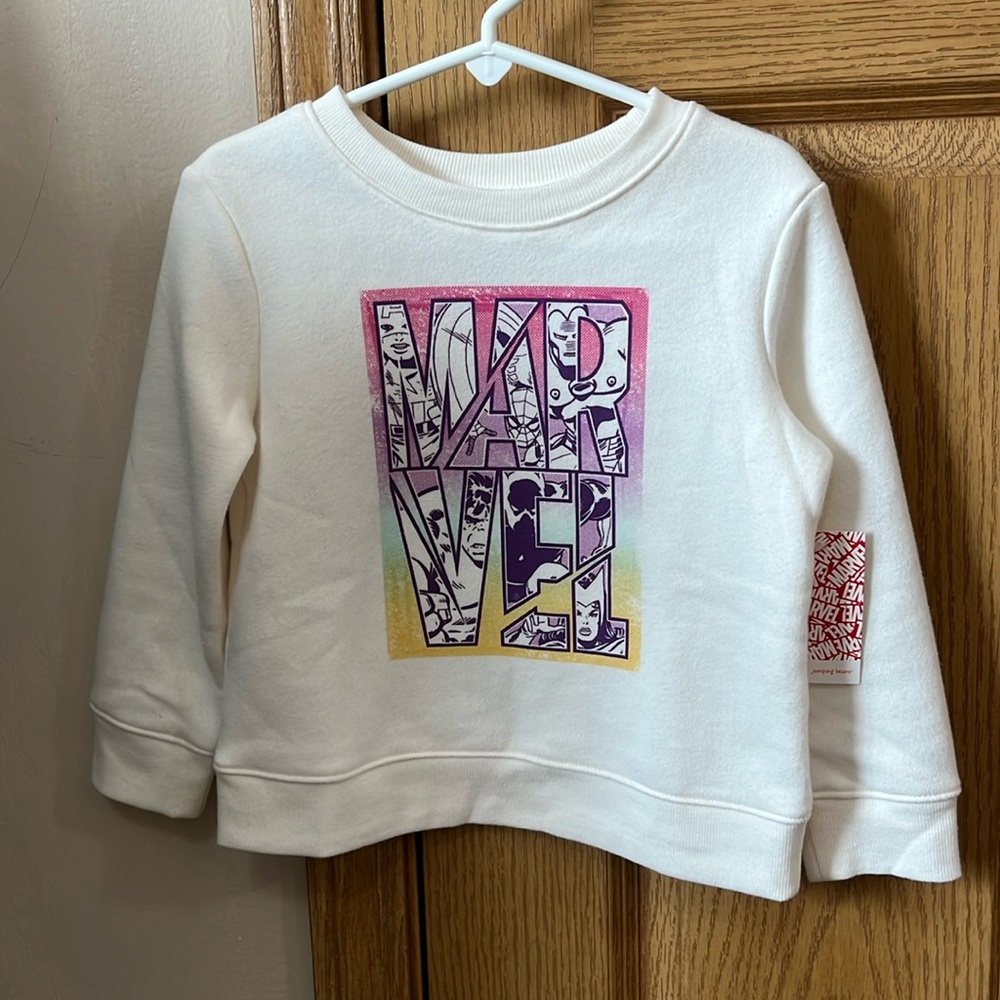 NWT Toddler 3t marvel sweatshirt